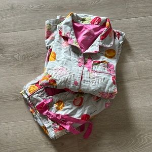 Macaroon matching pajama set